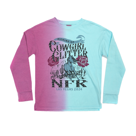 2024 Cowgirl Glitter Long Sleeve Tee