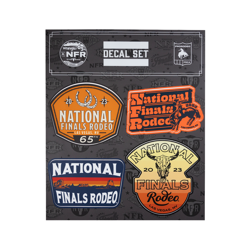 2023 NFR Decal Set