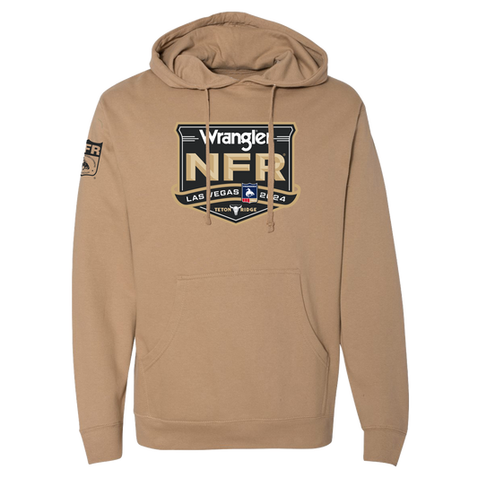 2024 NFR Khaki Event Logo Hoodie